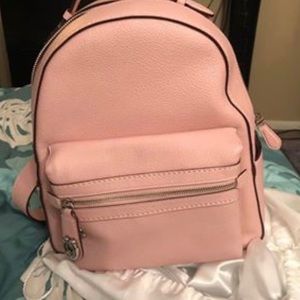 Coach campus backpack light pink